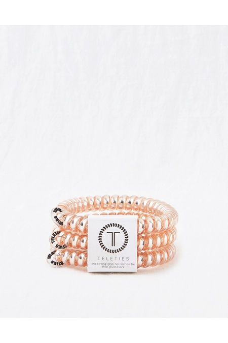 Teleties Small Hair Ties 3-Pack Women's Light Pink One Size | American Eagle Outfitters (US & CA)