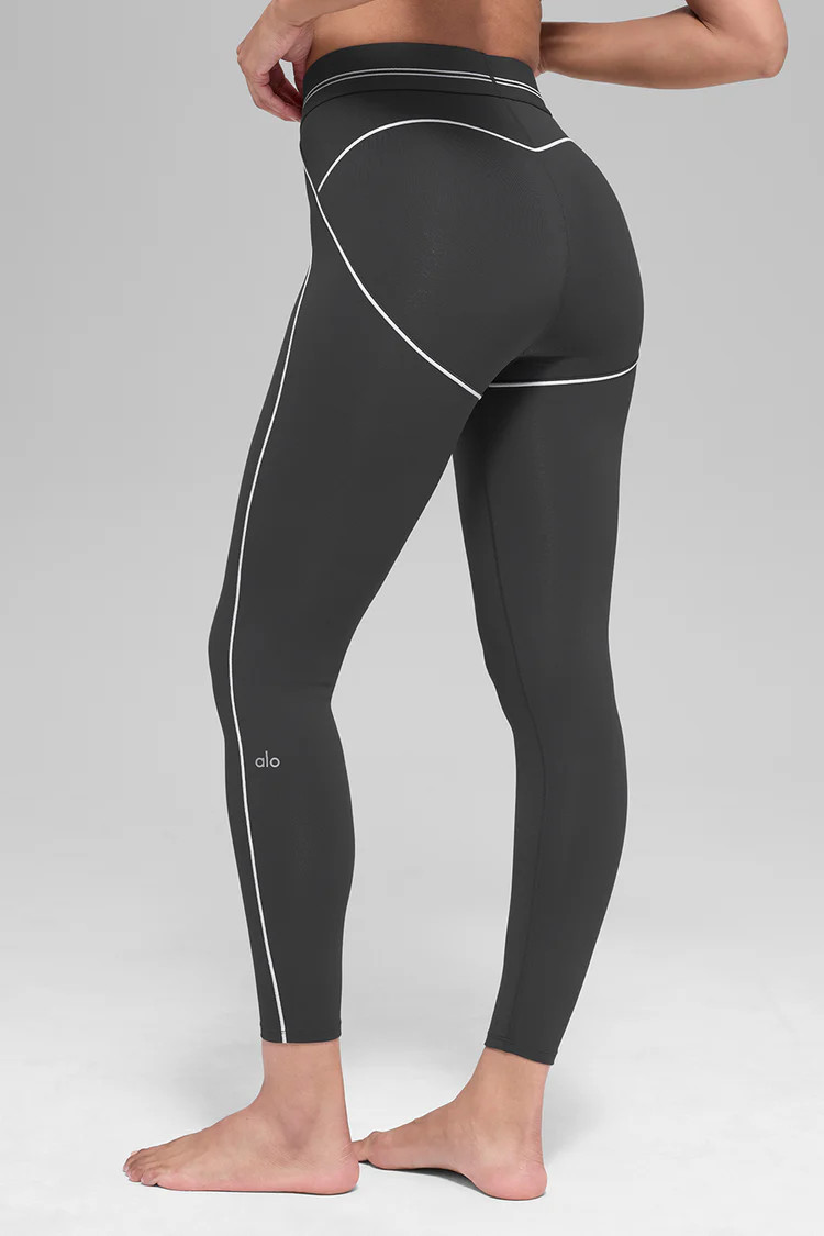 Airbrush High-Waist 7/8 Heart Throb Legging | Alo Yoga (US)