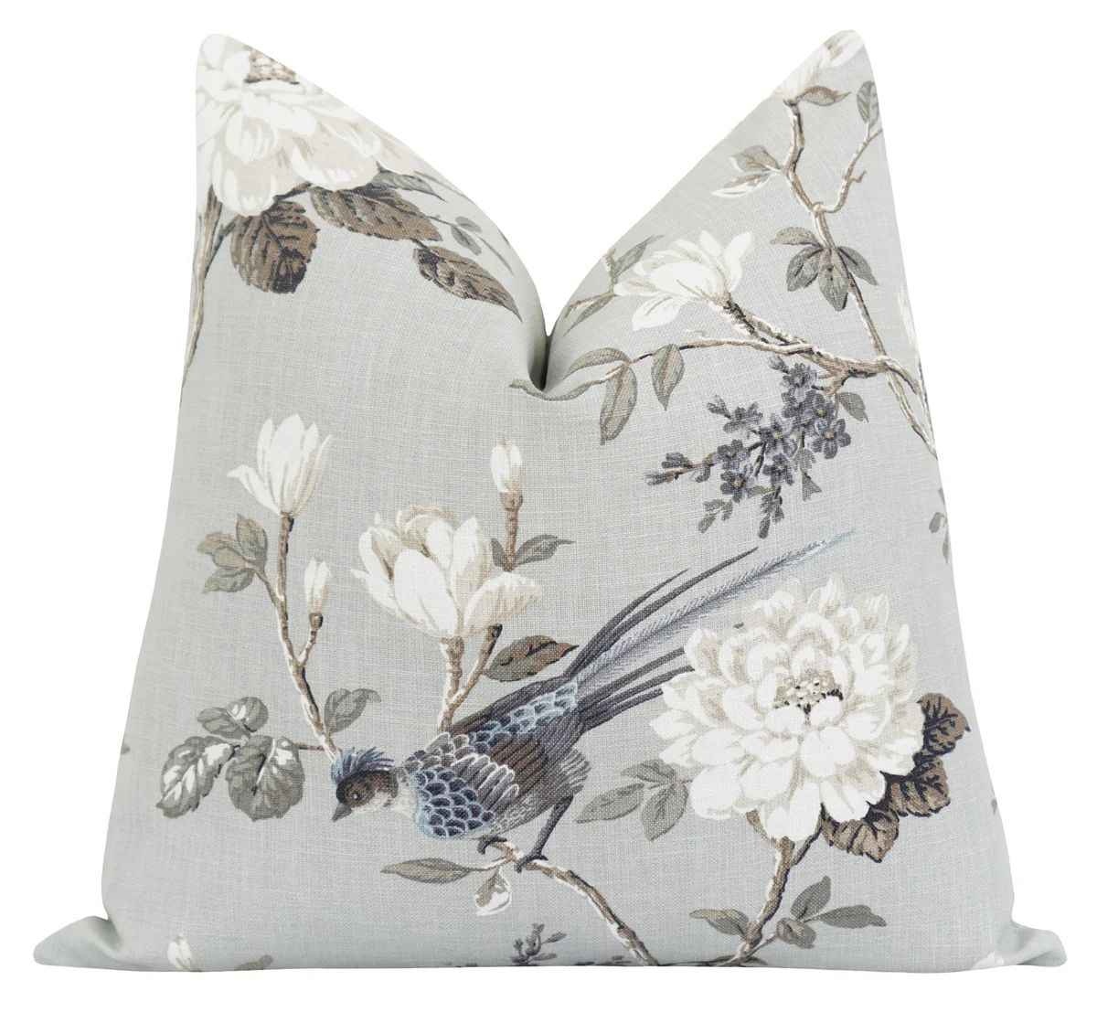 Windham Dove Floral Bird Pillow | Land of Pillows