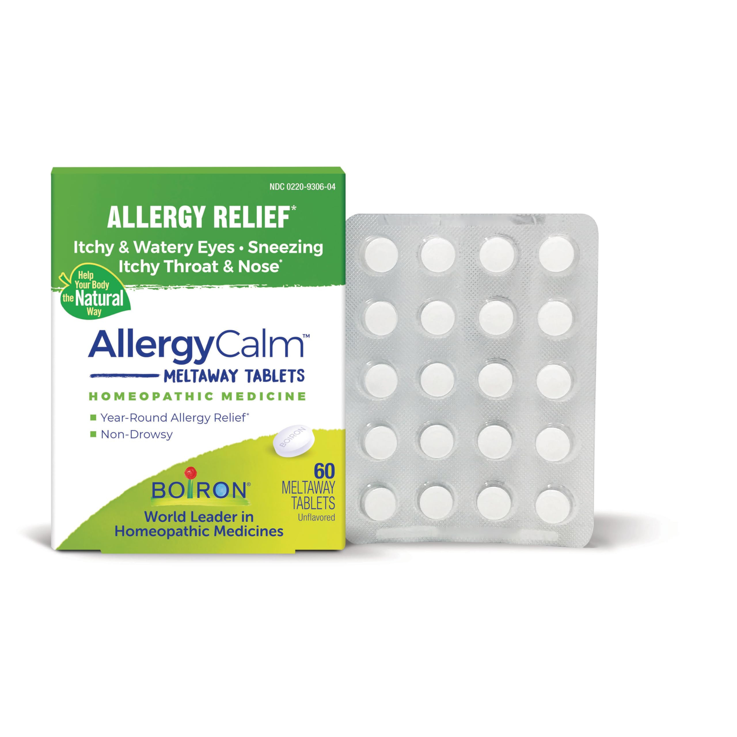 Boiron AllergyCalm Tablets for Relief from Allergy and Hay Fever Symptoms of Sneezing, Runny Nose... | Amazon (US)