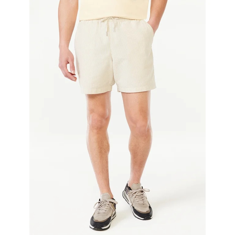 Free Assembly Men's Seersucker Vacation Shorts | Walmart (US)