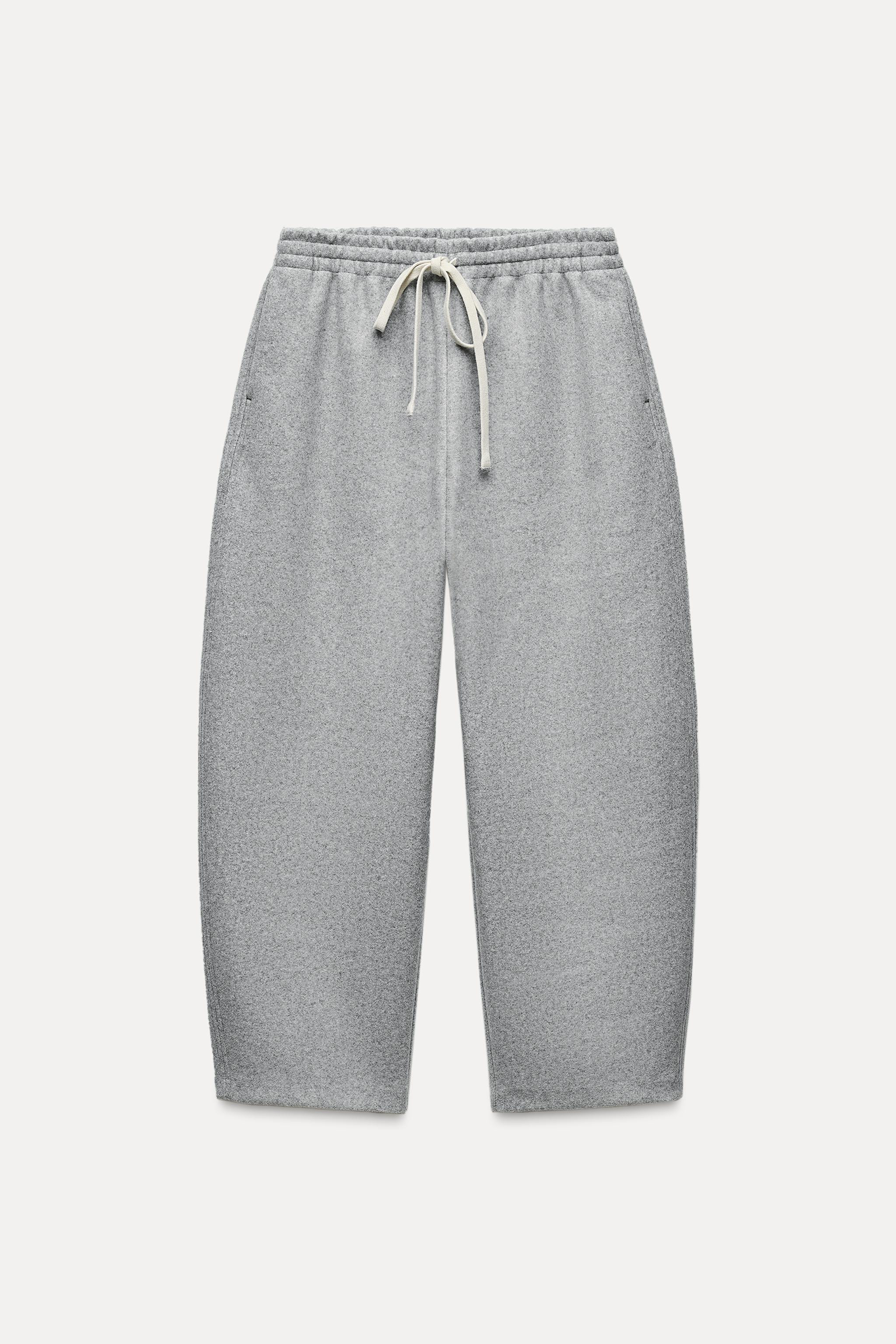 DRAWSTRING BARREL FIT SWEATPANTS | Zara US