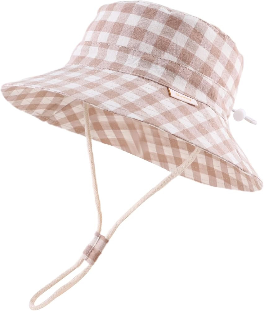 Bamery Baby Toddler Girls Bucket Hat Newborn Sun Hats for Boys Classic Infant Summer UV Protectio... | Amazon (US)