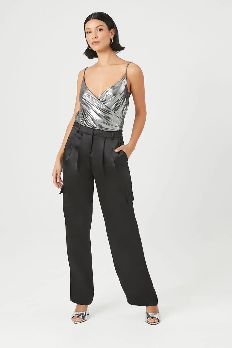 Satin Cargo Pants | Forever 21 (US)