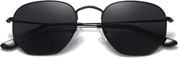 MEETSUN Polarized Hexagon Sunglasses for Women Men Polygon Square Sun Glasses UV400 Protection Me... | Amazon (US)