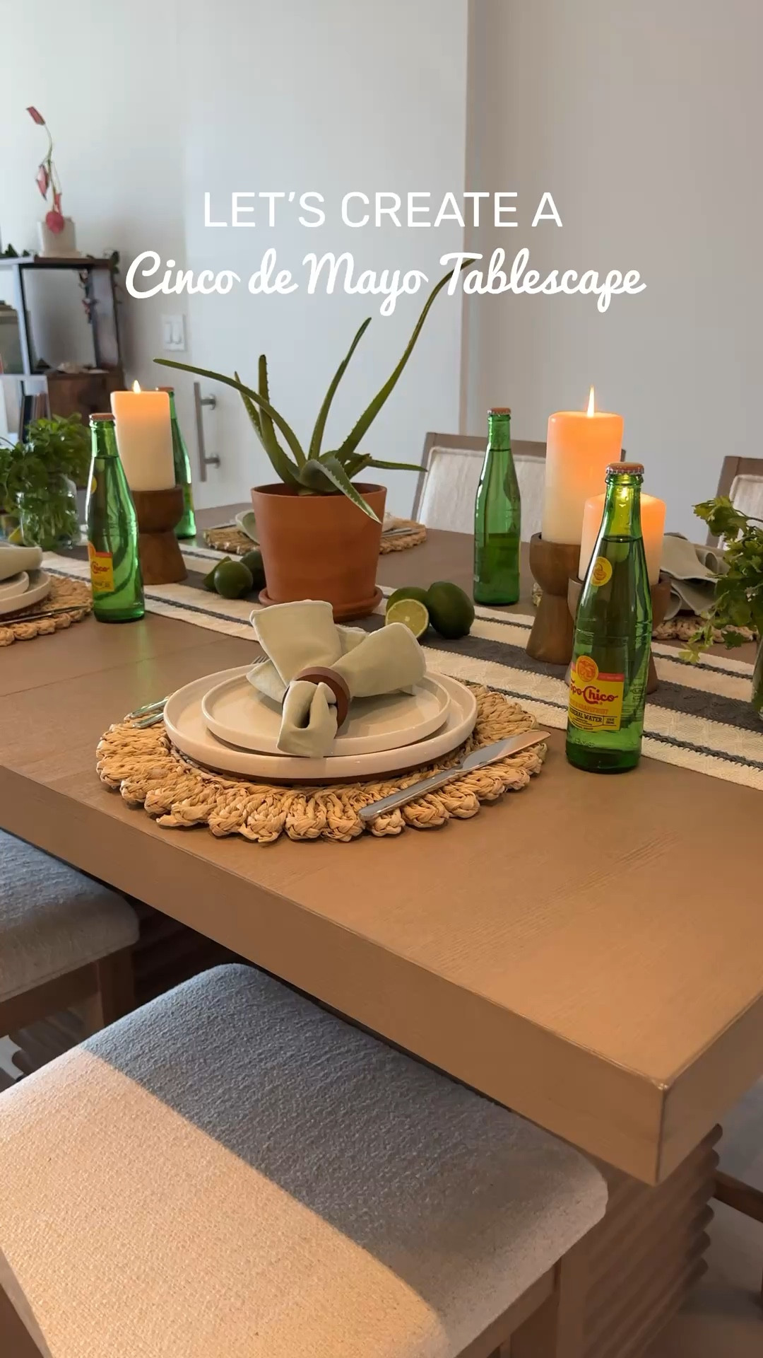 Set a Cinco de Mayo tablescape with me 🍋‍🟩

#LTKHome #LTKSeasonal