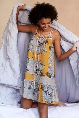 Tiered Ruffled-Hem Cover-Up Dress | Anthropologie (US)