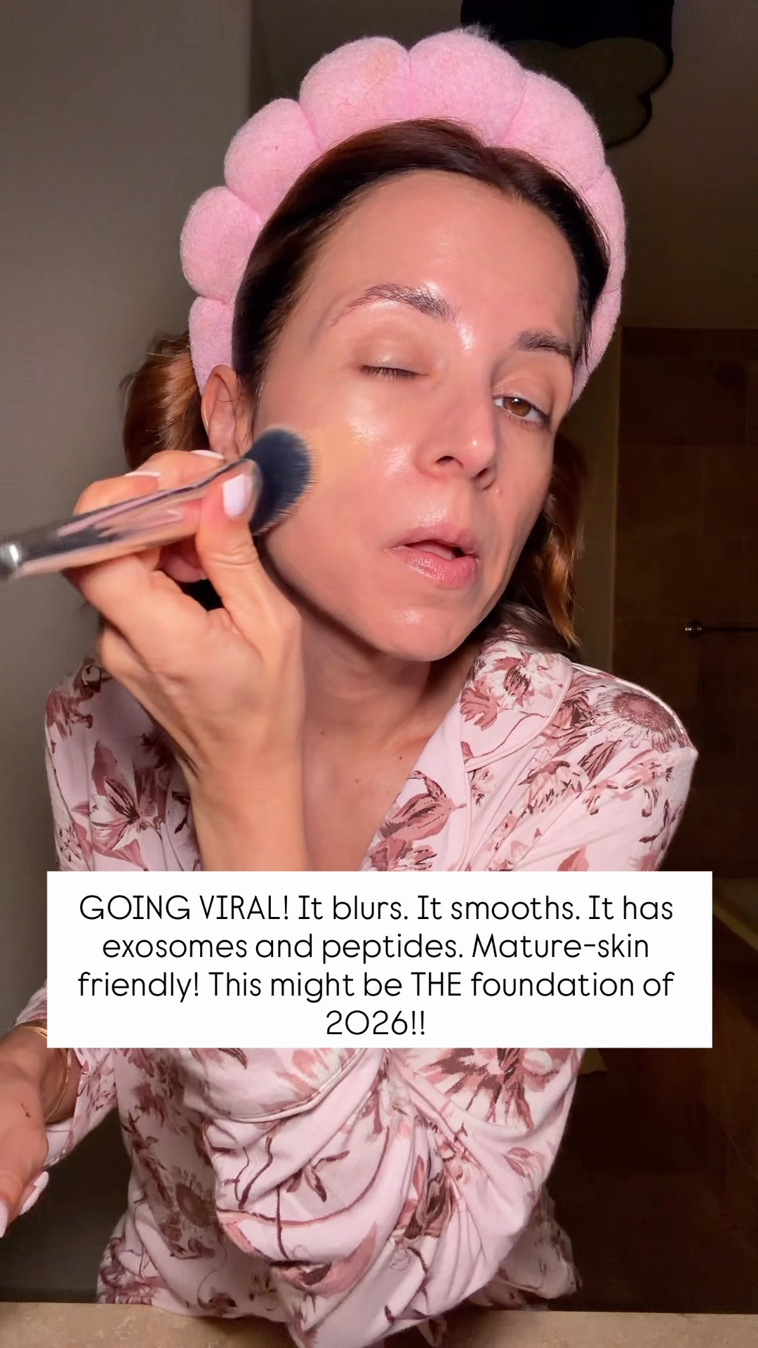 Going viral on social media! This is the new Westman Atelier Suprême Bio-Complex Liquid Foundation. It has exosomes and peptides. It blurs and smooths! Mature-skin friendly and won’t settle into fine-lines. It wears beautifully all day! I have shade m2, which is medium neutral. 

#LTKmorningroutine #LTKselfcare #LTKBeauty