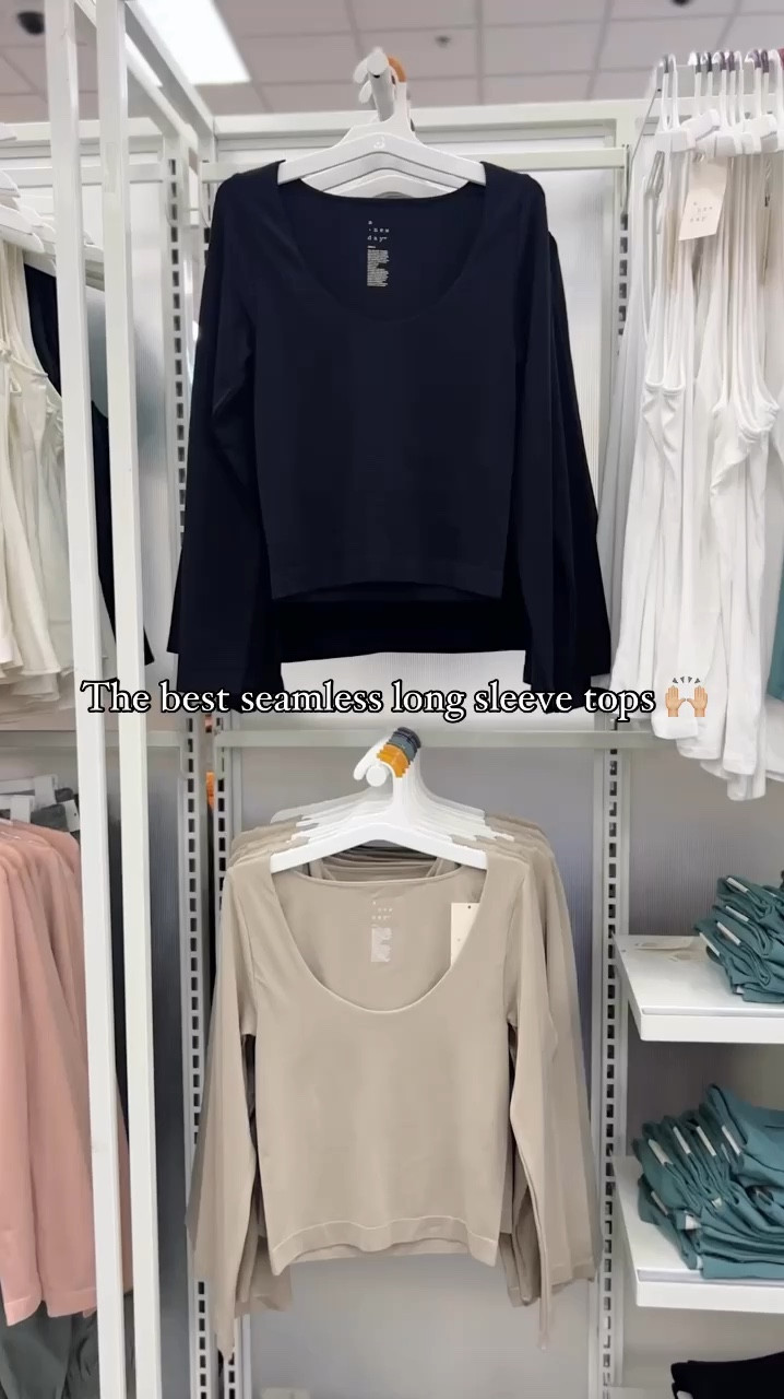 New seamless long sleeve tops by A New Day at Target! 

#LTKFindsUnder100 #LTKFindsUnder50 #LTKStyleTip