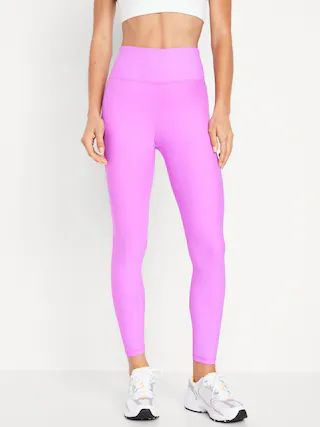 High-Waisted PowerSoft 7/8 Leggings | Old Navy (CA)