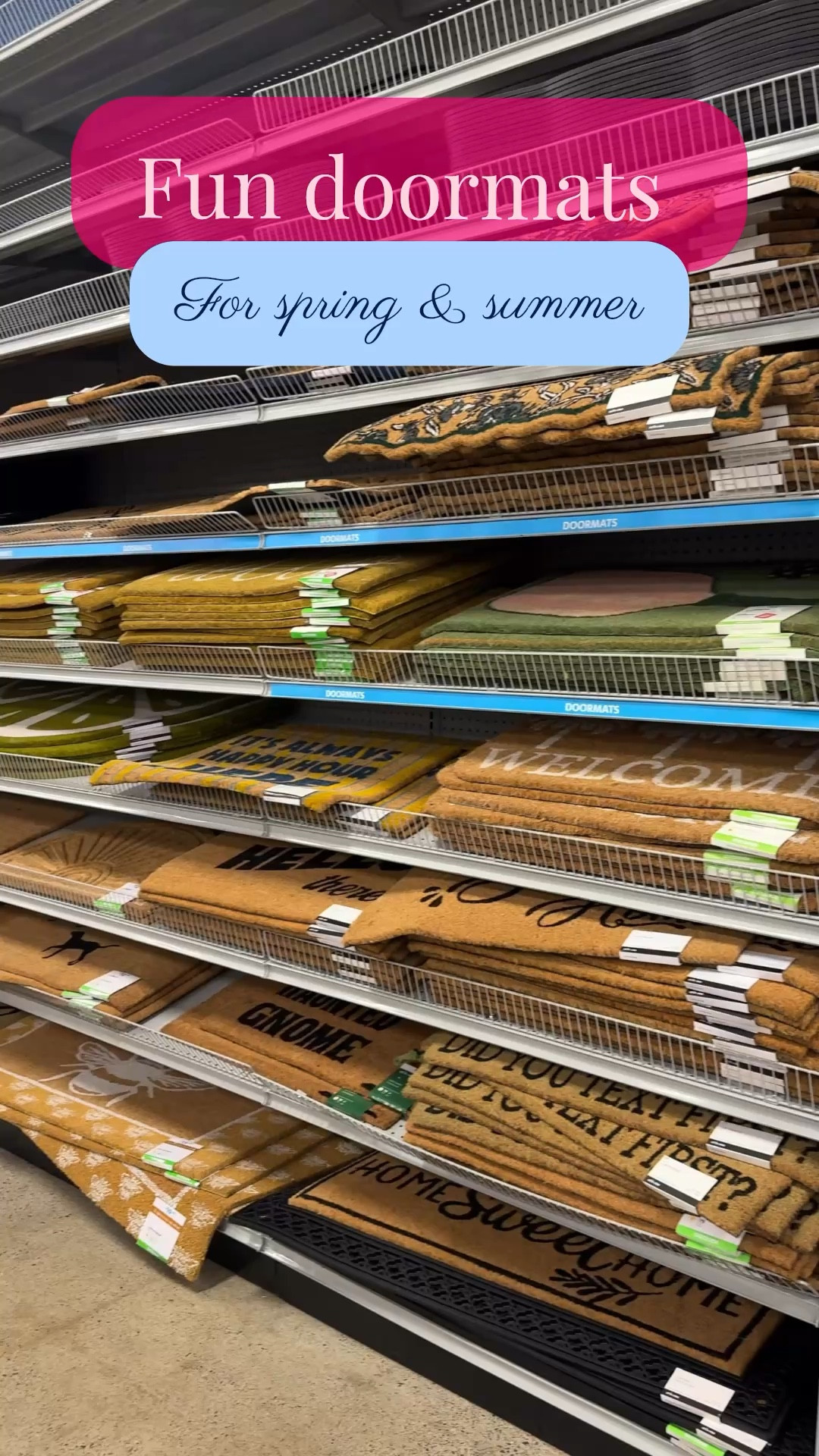 Love a fun doormat for the front porch or door for spring and summer to add some color! 

#LTKHome #LTKSeasonal #LTKSaleAlert