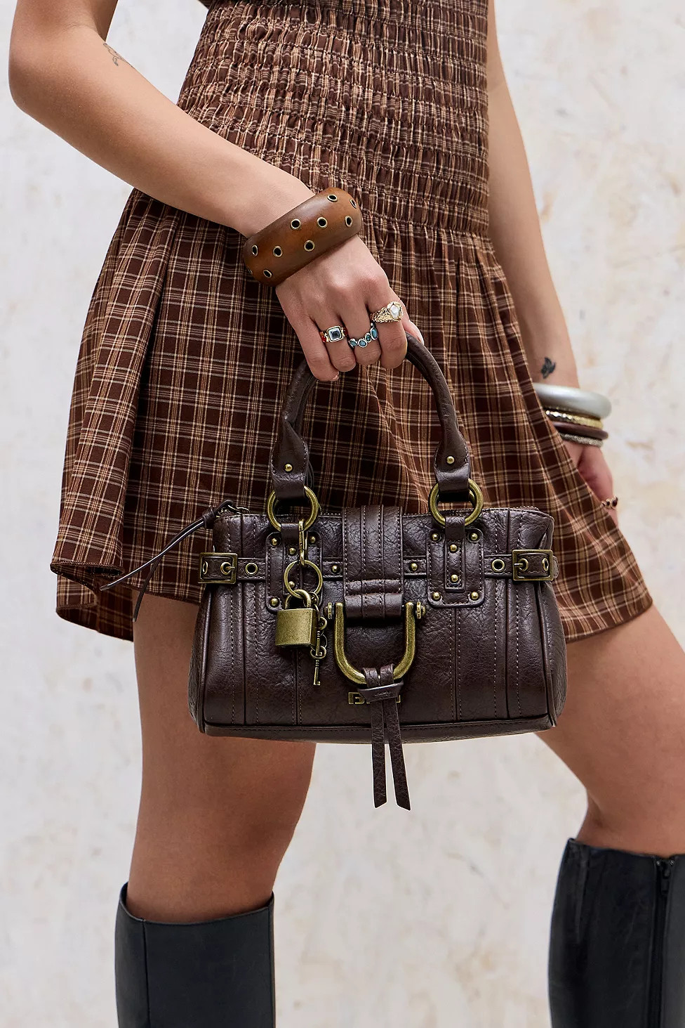 BDG Mini Karlie Lock Bag | Urban Outfitters UK