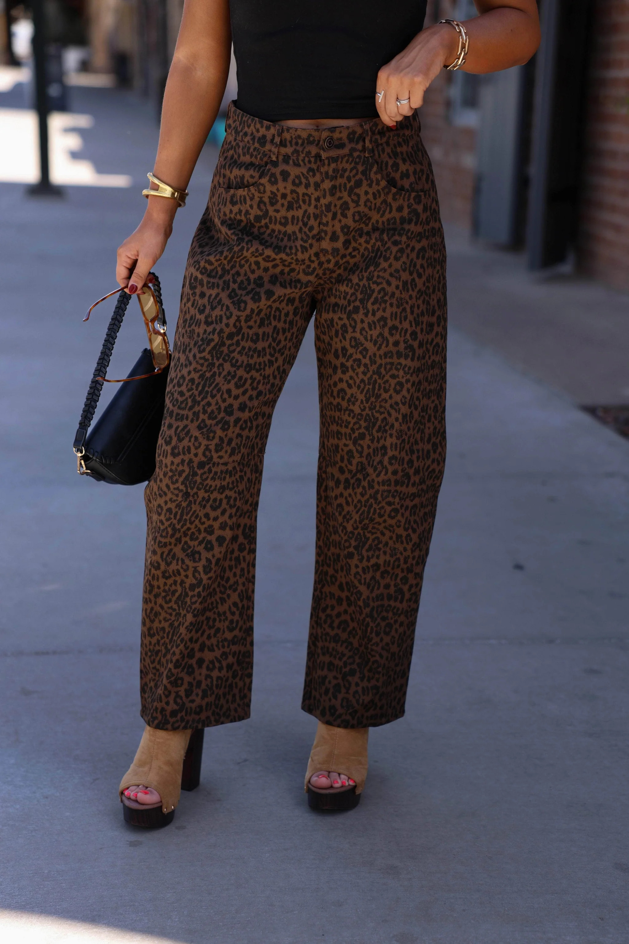 Wild Streak Denim Pants | Lane 201 Boutique