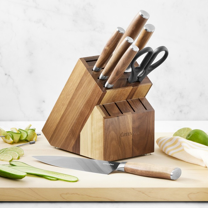 GreenPan™ Premiere Knife Block, Set of 8 | Williams-Sonoma