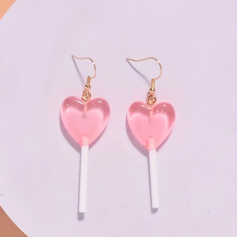 1pc Lollipop Drop Earrings Snack Earrings For Girls, Holiday Gift | Temu Affiliate Program