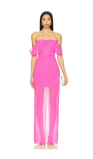 Darien Maxi Dress in Azalea | Revolve Clothing (Global)
