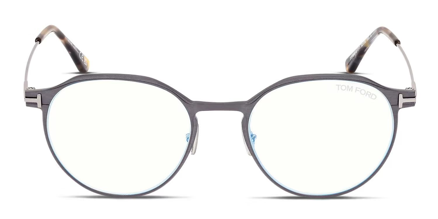 Tom Ford TF5866-B Gunmetal Eyeglasses | Includes Free Rx Lenses | GlassesUSA.com | GlassesUSA