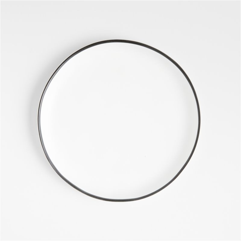 Range White Melamine Salad Plate | Crate & Barrel | Crate & Barrel