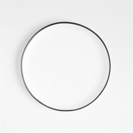 Crate & Barrel Range White Outdoor Melamine Salad Plate by Leanne Ford - $10