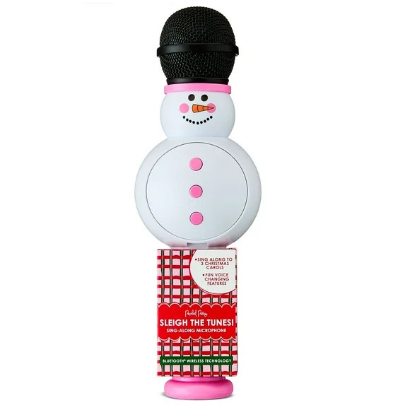 Packed Party "Snowman" Holiday Bluetooth Karaoke Microphone with HD Recording for Kids & Adults, ... | Walmart (US)