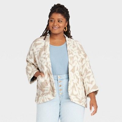 Women's Quilted Short Duster - Universal Thread™ Cream | Target