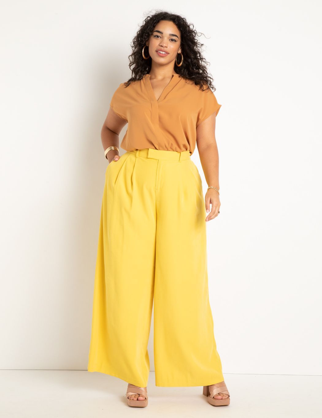 Pleated Trousers | Eloquii