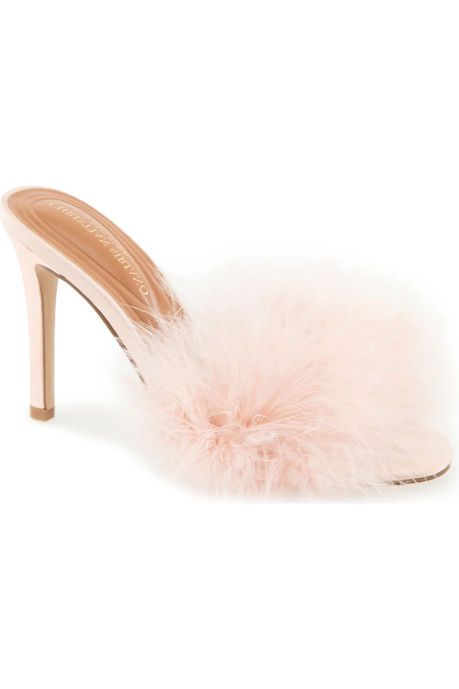 Jazeily Feather Slide Sandal (Women) | Nordstrom | Nordstrom