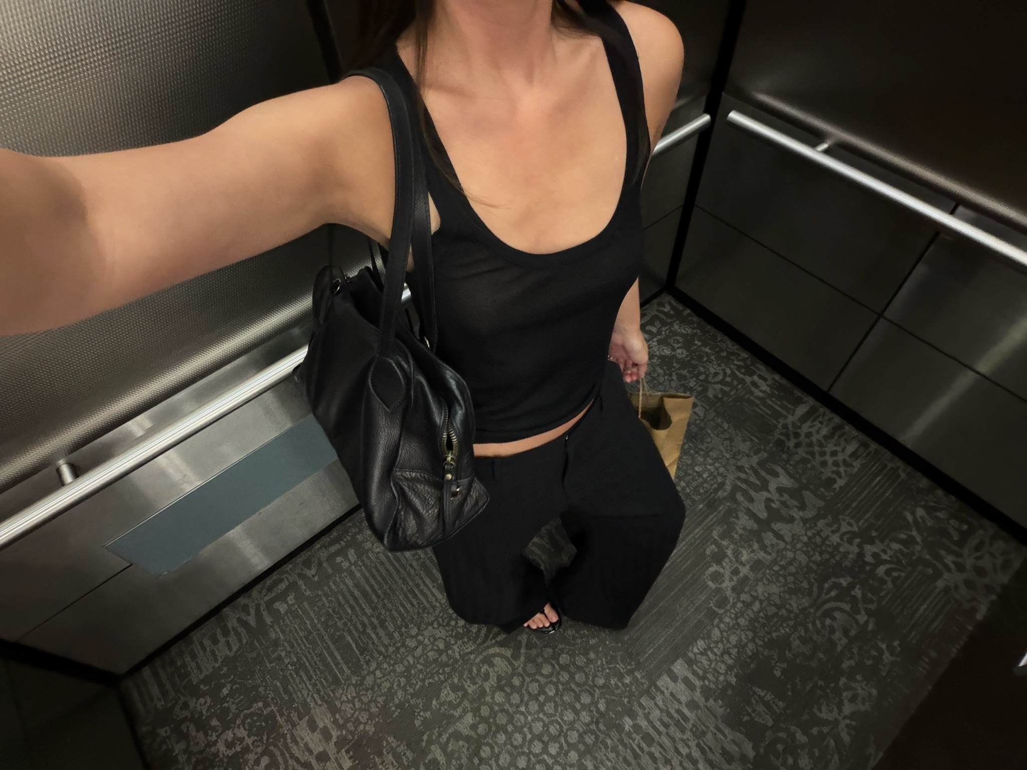Lightweight knit tank size small and pants size small @zara #ad #sponsored