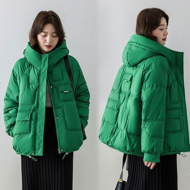 DanceeMangoo Winter Coat Women Hooded Parkas Loose Padded Cotton Jacket Female Warm Coats and Jac... | Walmart (US)