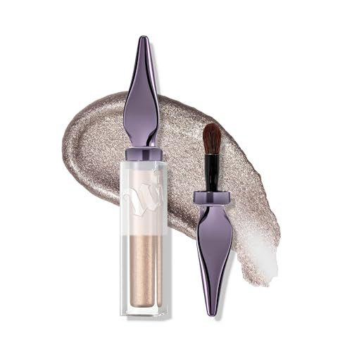 URBAN DECAY 24/7 Glaze-On Liquid Eyeshadow (Silver Spooning - Sterling Silver Shimmer), Crease-resistant, Glitter Eye Makeup with Built-in Brush, Smooth Application - 0.1 fl oz | Amazon (US)