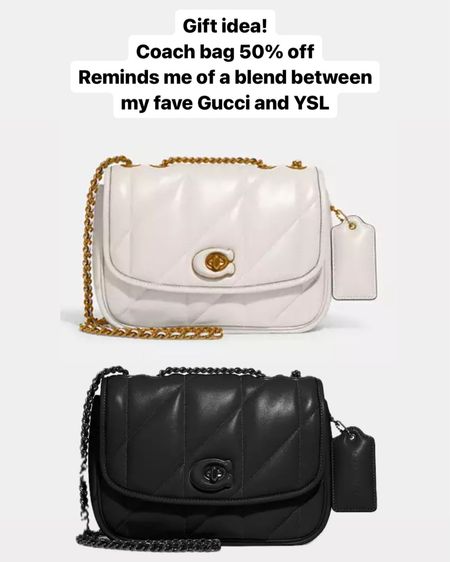 Coach bag 50% off, purse sale. Perfect gift idea for her. Luxury, designer. 

#LTKGiftGuide #LTKHoliday #LTKbeauty