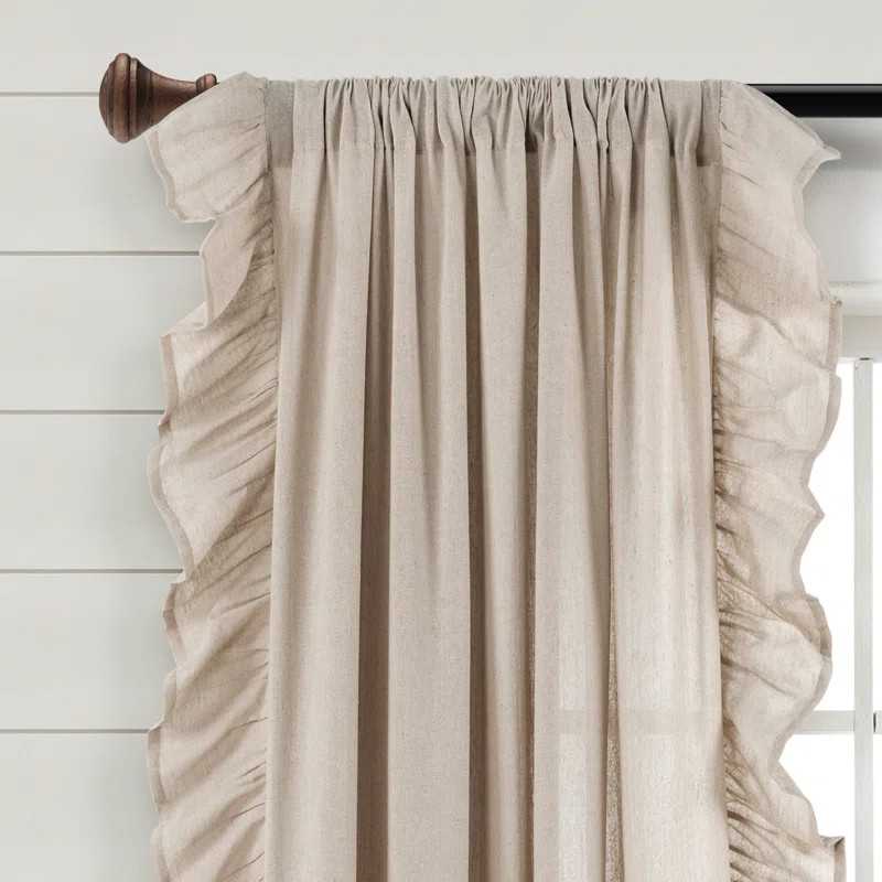 Cotton Blend Sheer Panel | Wayfair North America