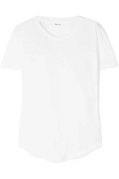 Whisper slub cotton-jersey T-shirt | NET-A-PORTER (US)