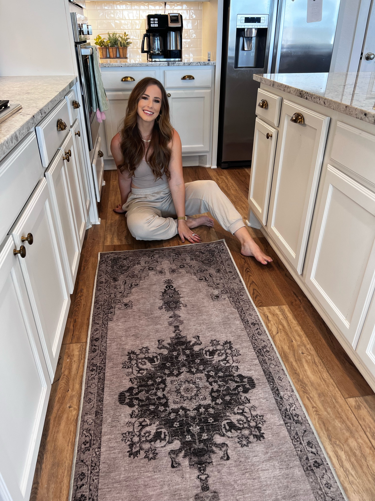 Machine washable rug.
Kitchen runner.
Taupe.
Rug.
Vintage rugs.
Ruggable.

#LTKstyletip #LTKSeasonal #LTKhome
