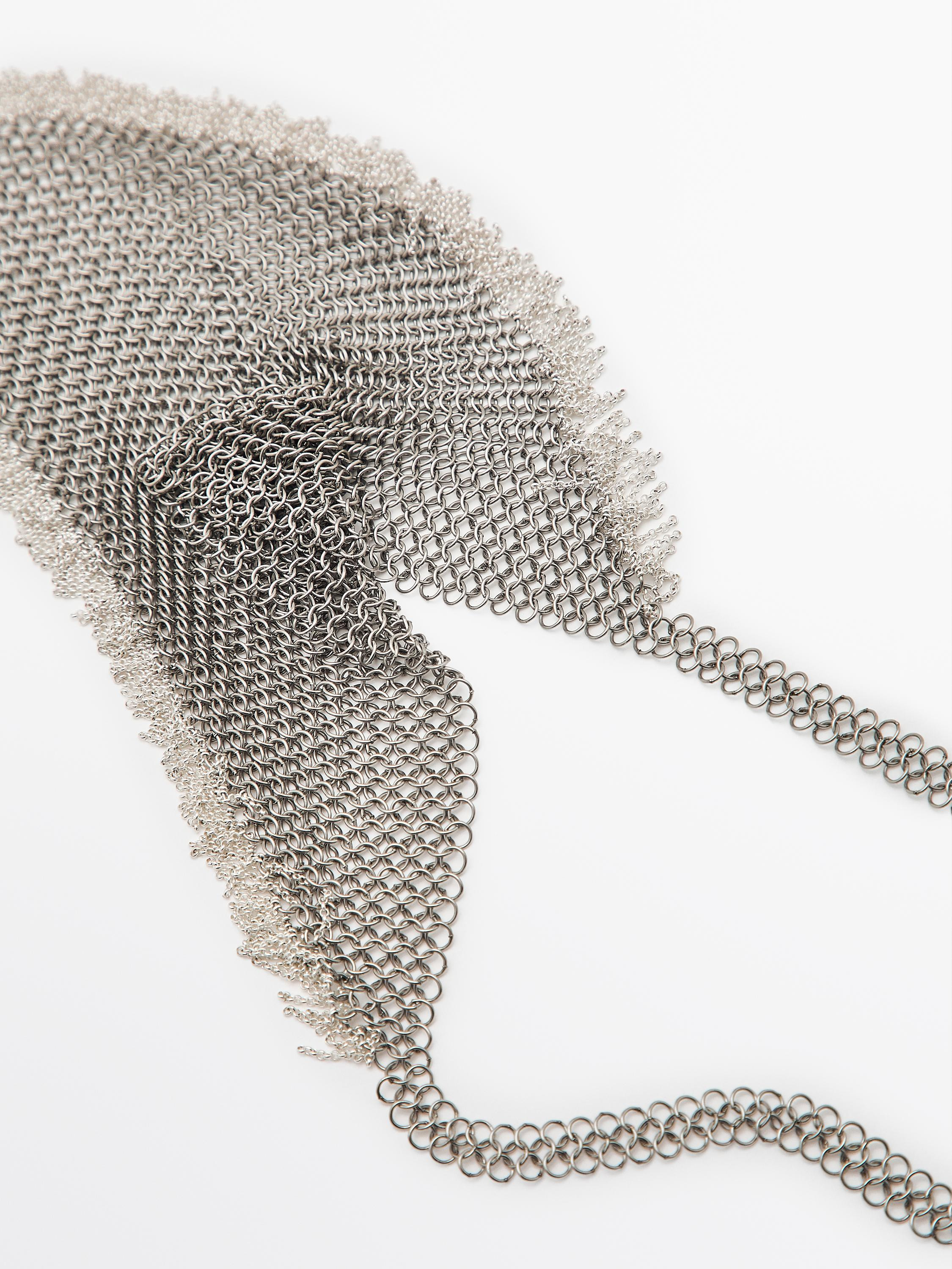 Mesh bandana necklace - Limited Edition$ 250.00Silver | 4632/555/808Add to cartAddProduct Measure... | Zara US