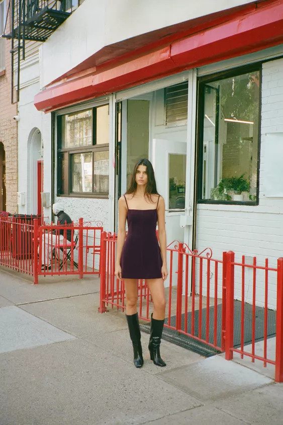 VOLUMINOUS SHORT DRESS | Zara UK