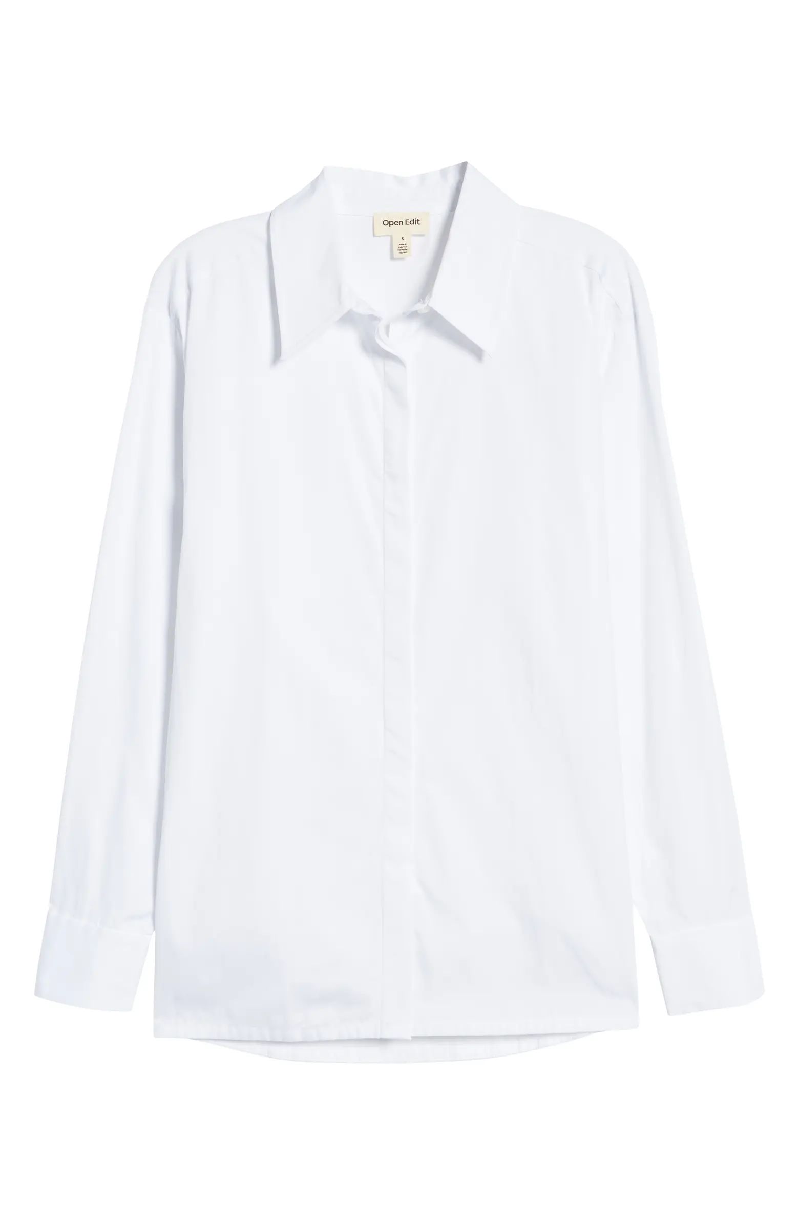 Relaxed Poplin Button-Up Shirt | Nordstrom