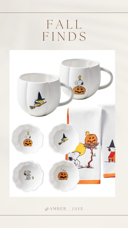 Fall finds from William Sonoma! I love the peanuts fall dishware and mugs! Perfect for the fall. 



#LTKFindsUnder50 #LTKSeasonal #LTKHome