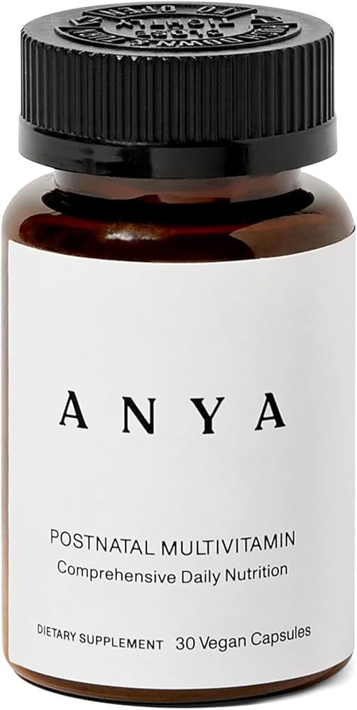 ANYA Postpartum Multivitamin, Postnatal Vitamin for Women Breastfeeding Support, 30 Capsules - Vi... | Amazon (US)