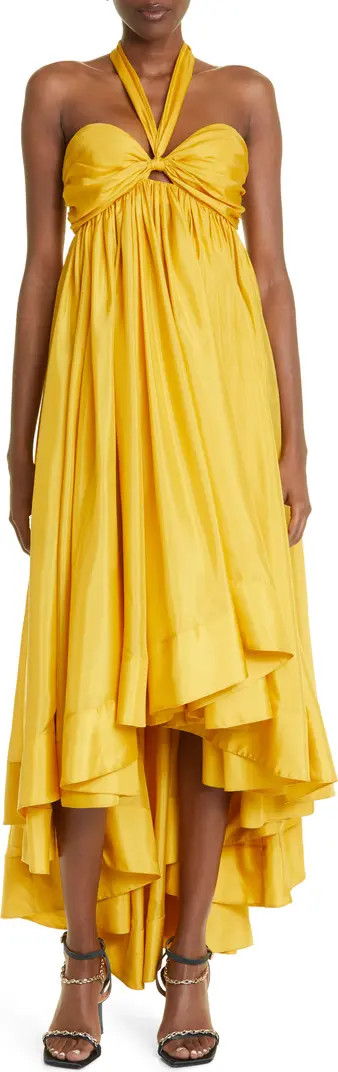 Zimmermann Devi Halter Neck Silk Dress | Nordstrom | Nordstrom