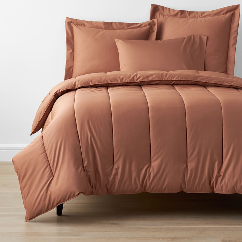 Company Cotton™ Wrinkle-Free Sateen Comforter | The Company Store