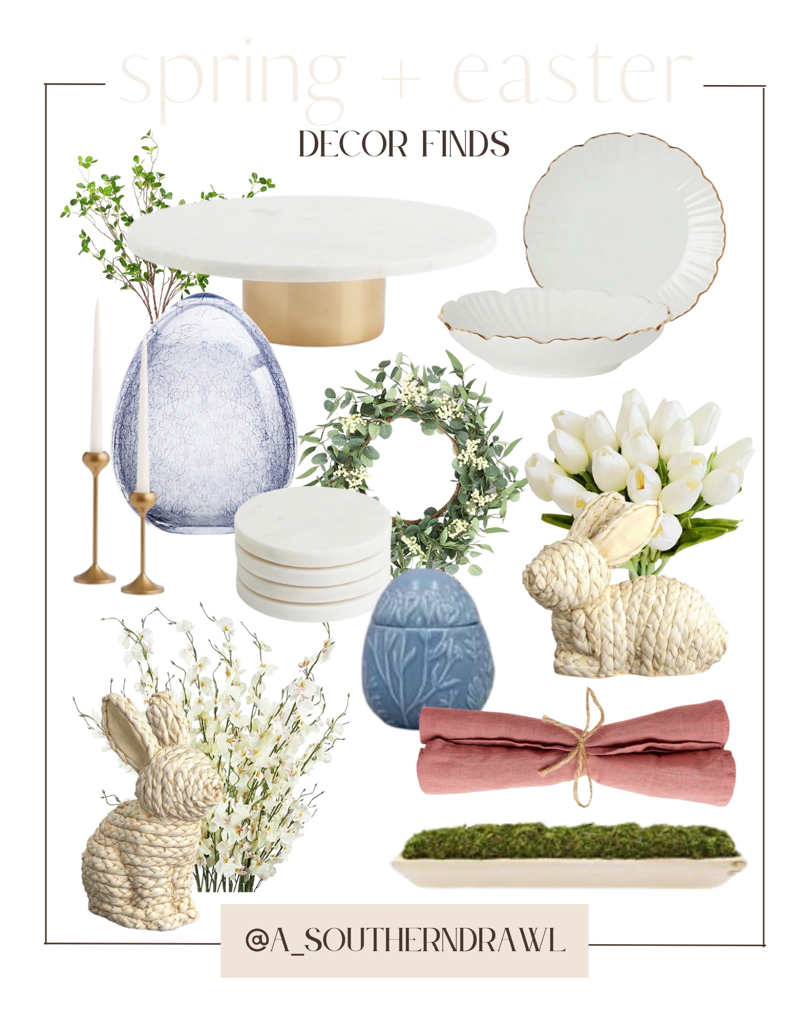 Spring home decor - spring Easter decor - glass Easter egg - Easter table setting - moss bowl - gold trim plate - hm home decor - target home decor - Amazon home decor

#LTKhome #LTKunder100 #LTKSeasonal