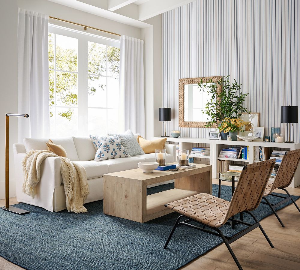 Folsom Rectangular Coffee Table | Pottery Barn (US)