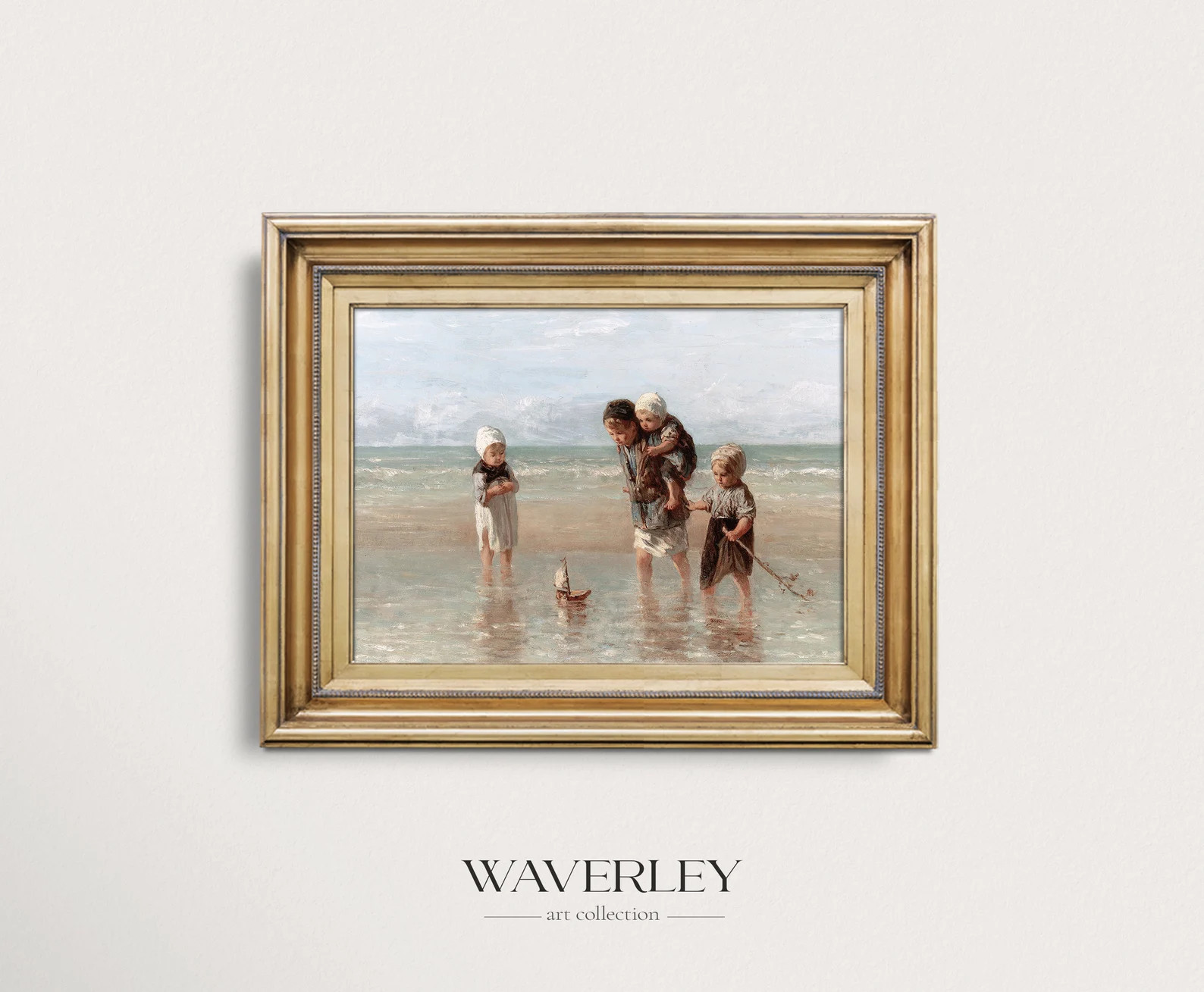 Vintage Nursery Print  Coastal Wall Art  Antique Painting  - Etsy Canada | Etsy (CAD)