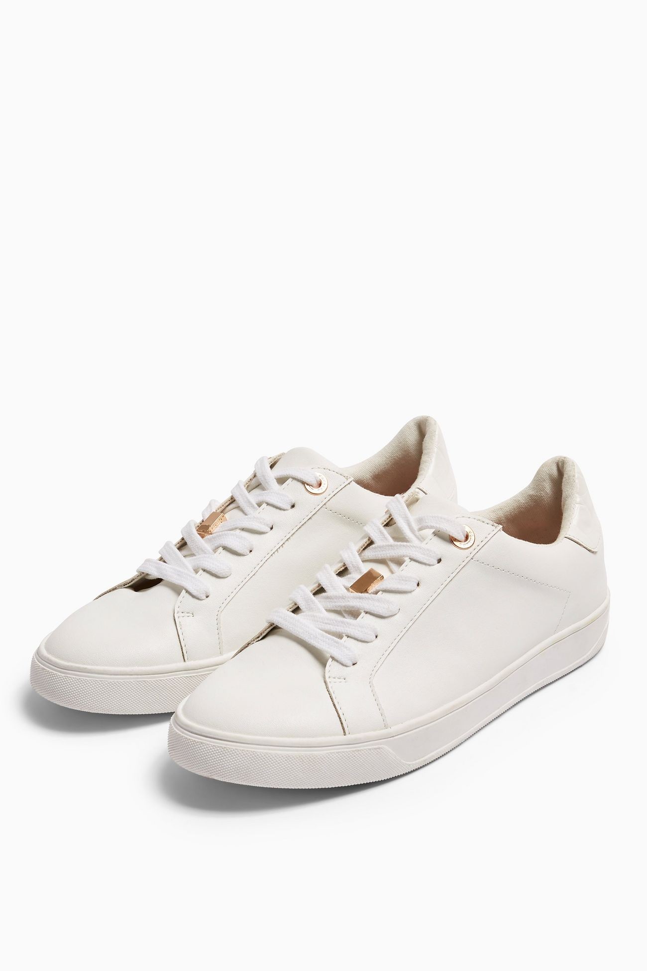 CABO White Lace Up Sneakers | Topshop US