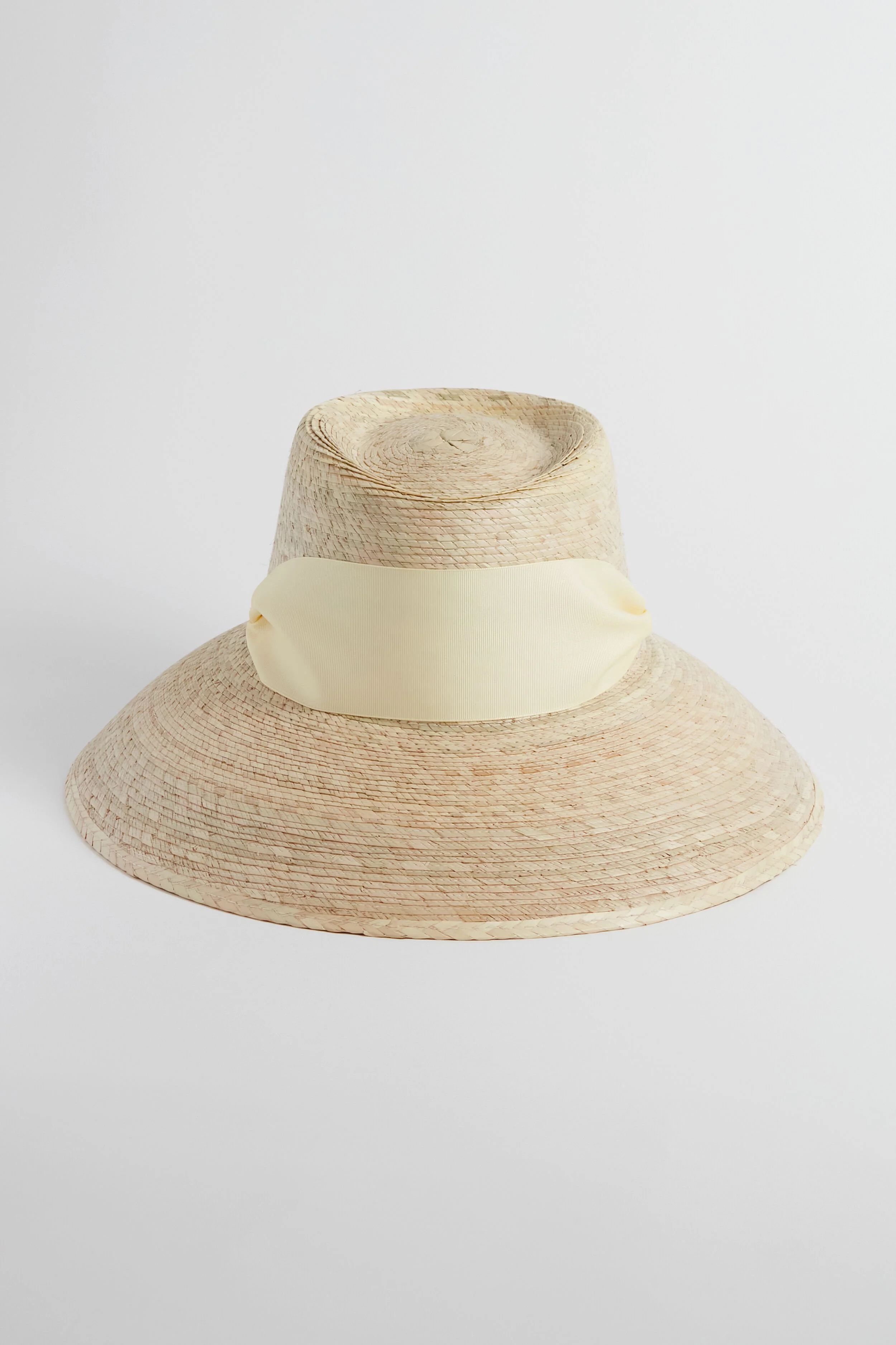 Wide Ivory Grosgrain Wildflower Hat | Tuckernuck (US)