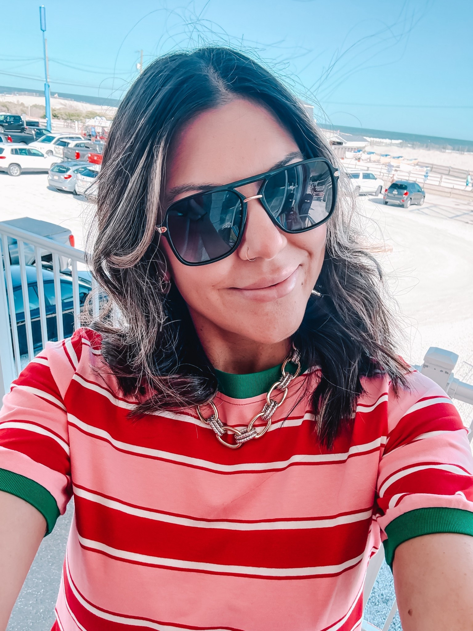 Summer to Fall transition shirt!! 
On sale now and under $15!!
Fits TTS!!

#LTKFindsUnder50 #LTKStyleTip #LTKSaleAlert