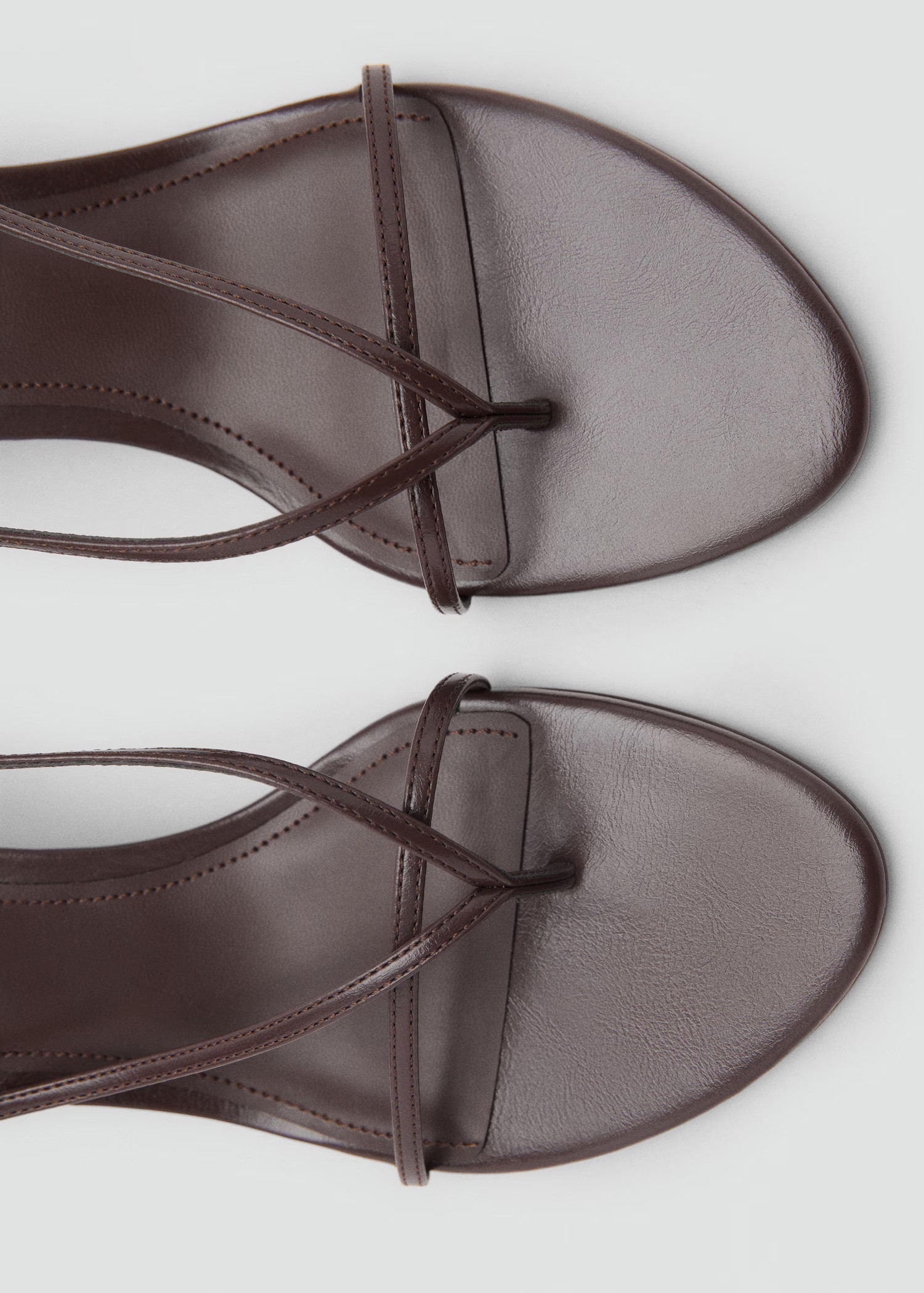 Heeled sandals with thin strap - Women | MANGO United Kingdom | MANGO (UK)