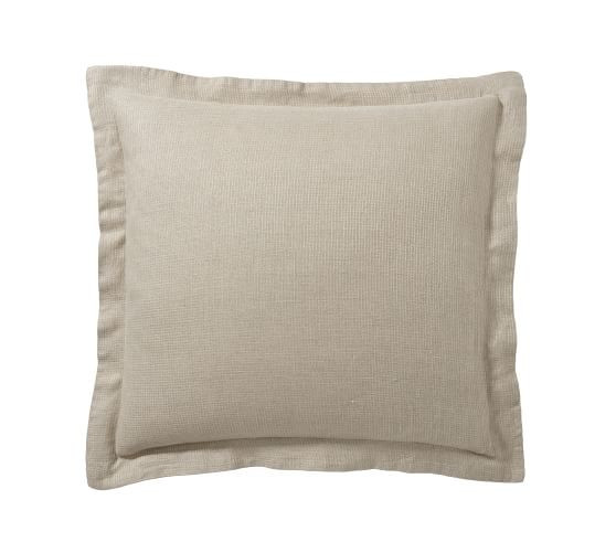 European Flax Linen Waffle Sham | Pottery Barn (US)