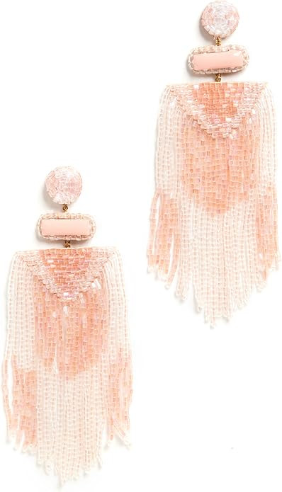 Deepa Gurnani Women's Deepa by Deepa Gurnani Jody Earrings, Peach, Pink, One Size | Amazon (US)